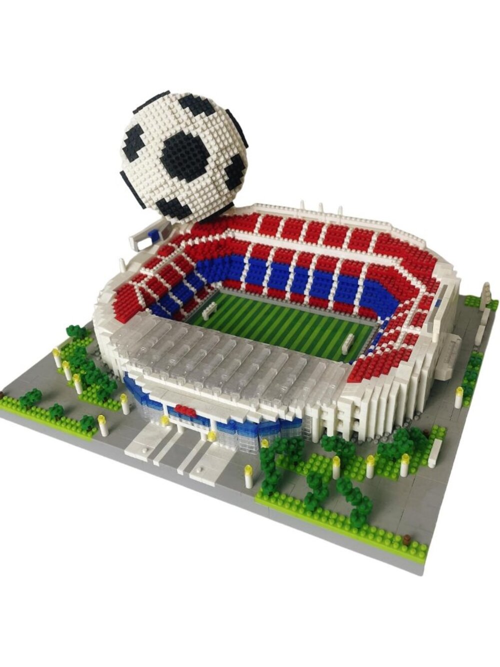4200+ Pcs Soccer Stadium Building Blocks Set with Mini Soccer Ball - Creative